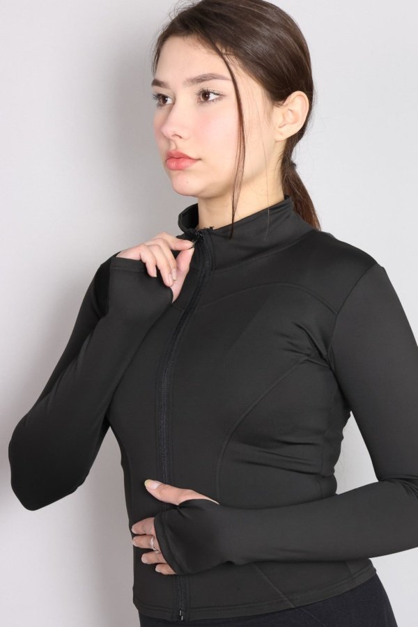Chaqueta Deportiva Ajustada Para Mujer Manga Larga - 2313