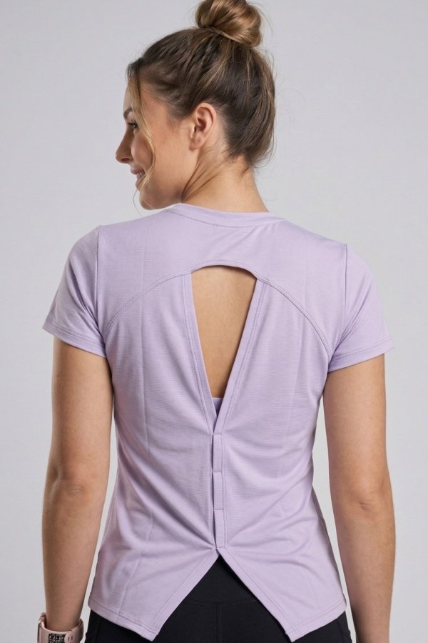 Polera Elite Sport - Espalda Abierta y Tela Efecto Seco - A362