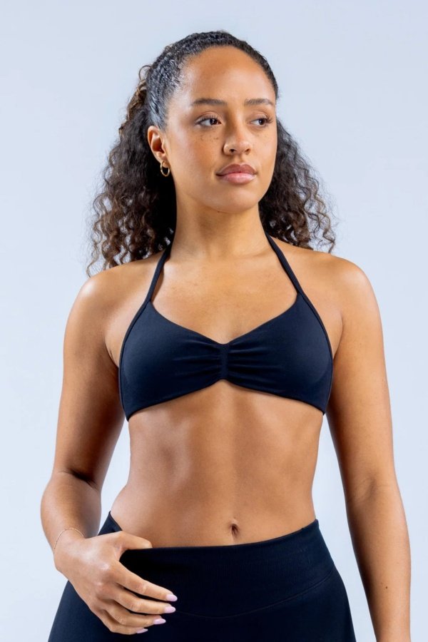 Top Sujetador Deportivo Dfyne Impact Halter Mujer Gym